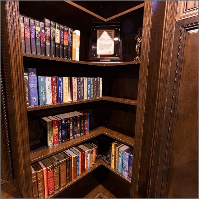 brown cabinets