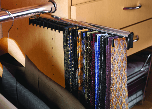 Pull Out Tie Rack